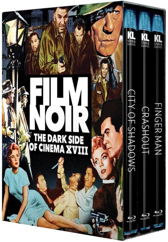 Film Noir: The Dark Side of Cinema XVIII [City of Shadows / Crashout / Finger Man] (Blu-ray)