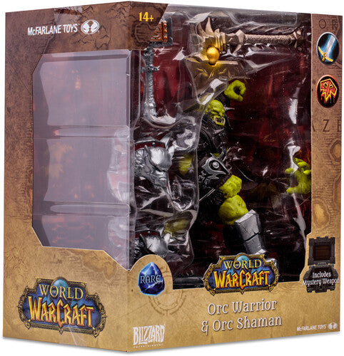 McFarlane - World Of Warcraft - 1:12 Posed Figure - Orc: Shaman / Warrior (Rare)