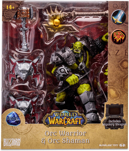 McFarlane - World Of Warcraft - 1:12 Posed Figure - Orc: Shaman / Warrior (Rare)