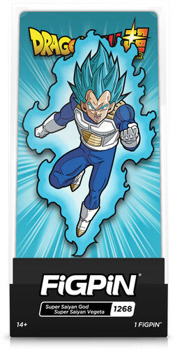 FiGPiN - Dragon Ball Super - Super Saiyan God Super Saiyan Vegeta Enamel Pin (1268)