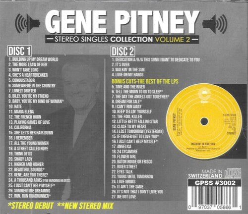 Gene Pitney - Stereo Singles Collection, Vol. 2 (CD)