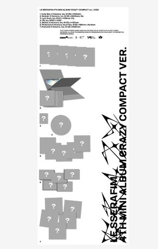 Le Sserafim - 4th Mini Album 'CRAZY' [COMPACT Ver.] (CD)