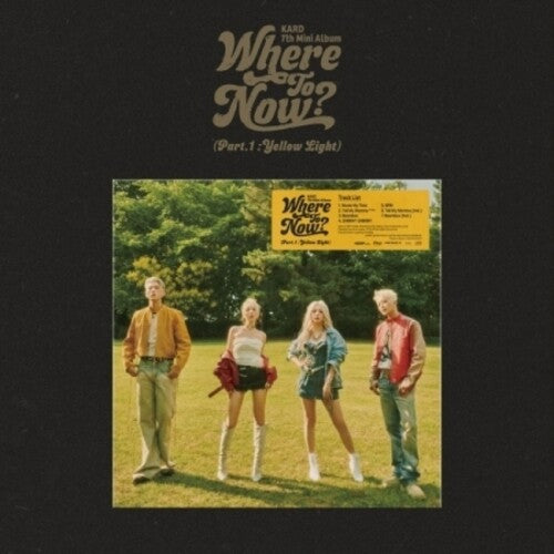 Kard - Where To Now? - Part.1 : Yellow Light - incl. Postcard, Mini-Photo Book, Photo Book, Lyrics Poster, Folded Poster, Hologram Sticker, Brand Card, 2 Photocards, Photomaton + 2 Stickers (CD)