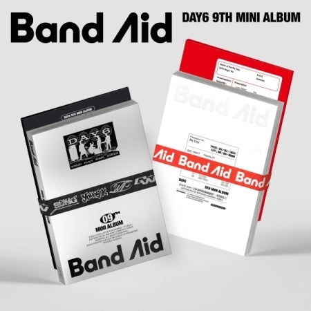 Day6 - Band Aid - incl. 100pg Photobook, Lyric Paper, Sticker Pack, Original Ticket, Photocard, DSLR Photocard, Message Card + Pass Card (CD)