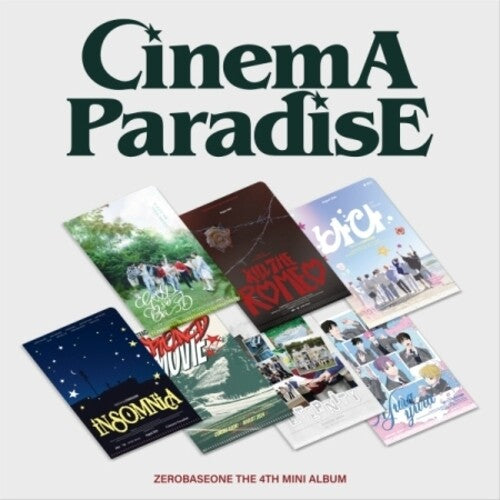 Zerobaseone - Cinema Paradise - Zerose - Random Cover - incl. Postcard Book, Postcard, Photocard, Unit Photocard + 3 Stickers (CD)