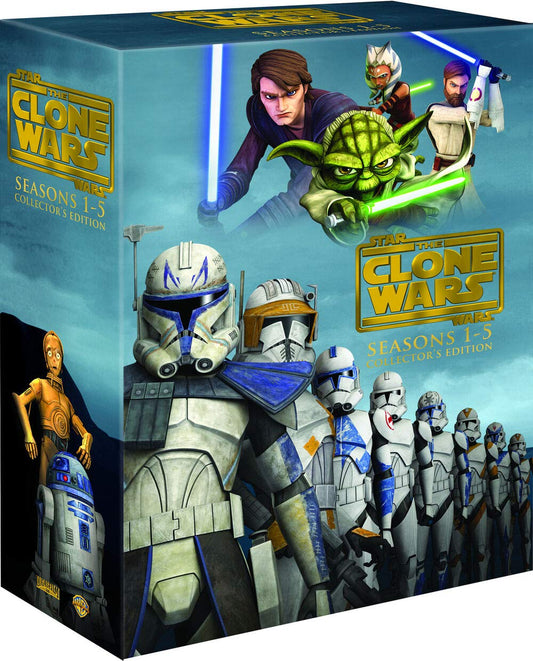 Star Wars The Clone Wars Complete Series 1-5 Collector's (DVD)