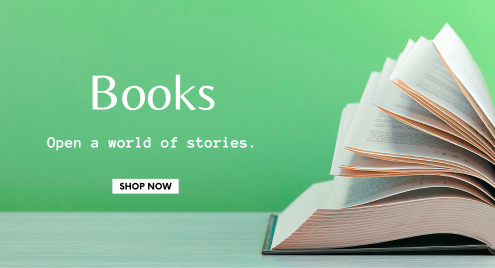Books selection including fantasy novels, love stories, and more
