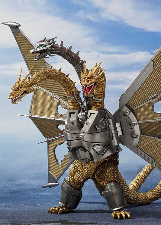 TAMASHII NATIONS - Godzilla vs. King Ghidorah - Mecha Ghidorah Shinjuku Decisive Battle Special Set, Bandai Spirits S.H.MonsterArts Action Figure