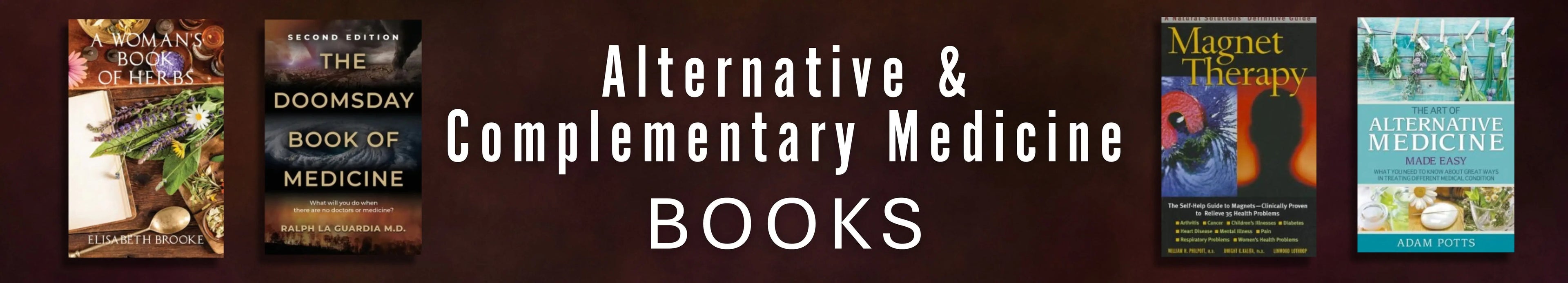 Collection of alternative and  complementary medicine books