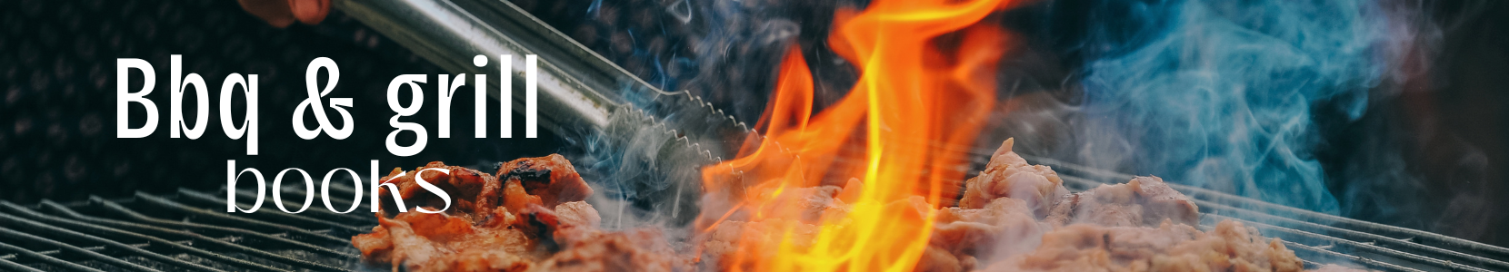 A collection of cookbooks focused on barbecue and grilling techniques