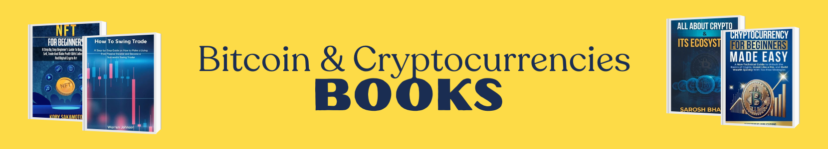 Collection of books about Bitcoin and other cryptocurrencies