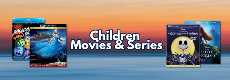 Popular children’s movies and series filled with adventure and laughter