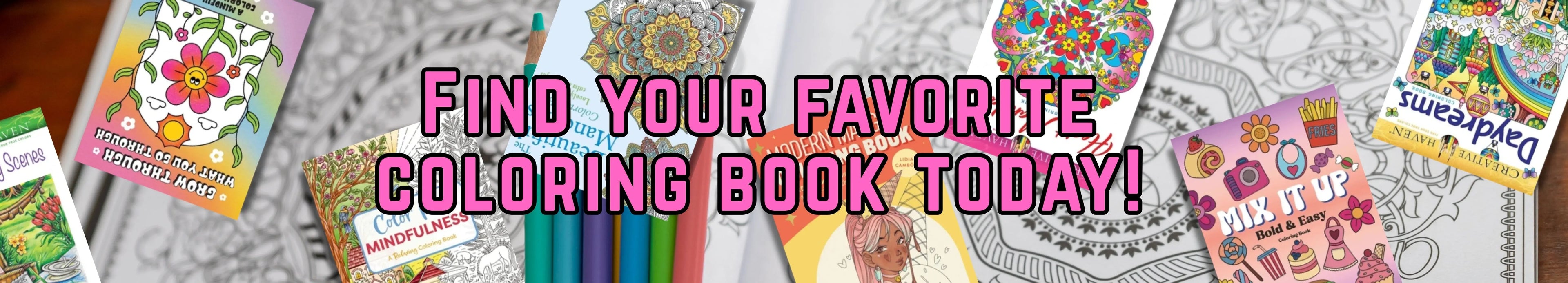 Collection of coloring books