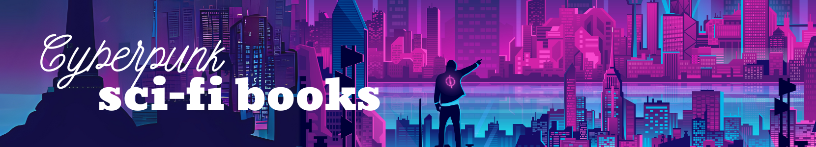 Sci-fi tales of cybernetics, virtual reality, and high-tech underworlds