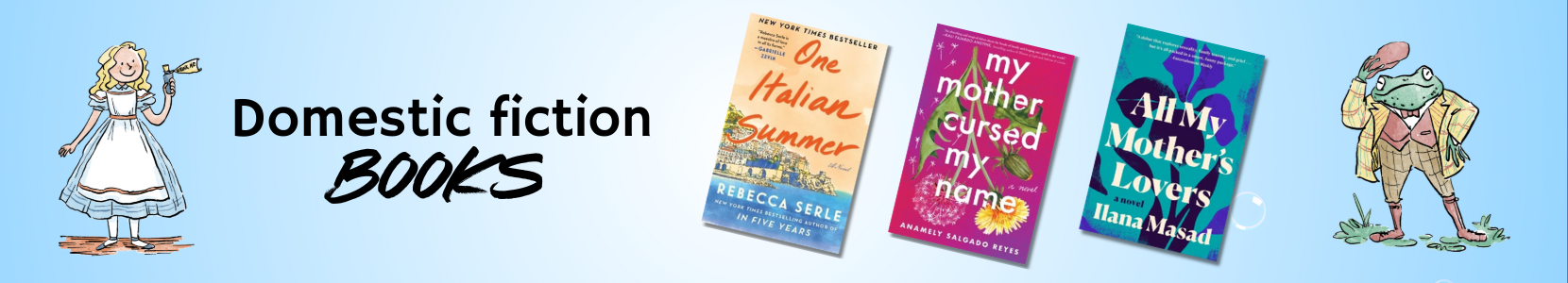 Domestic fiction books filled with emotional depth and character-driven stories