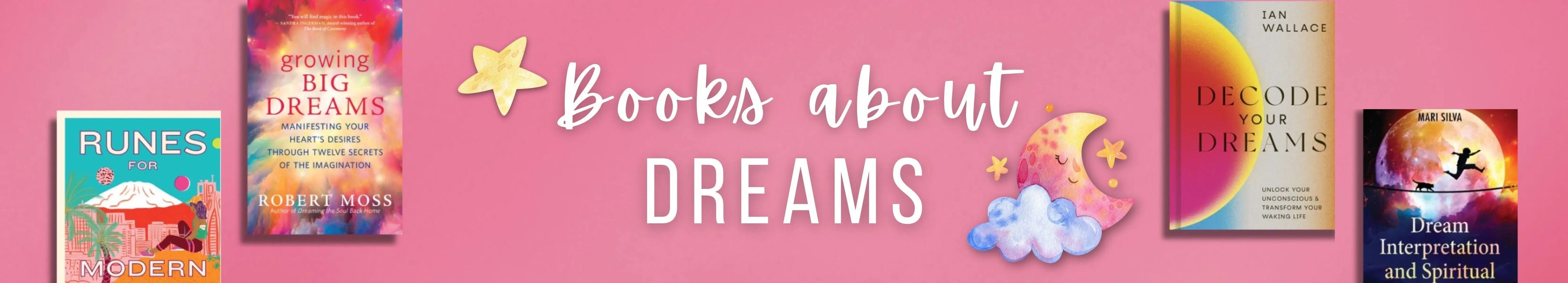 Collection of books about dreams and their meanings
