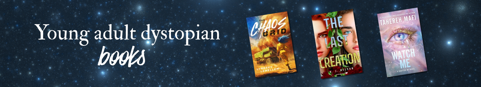 Young adult dystopian novels featuring dark future worlds