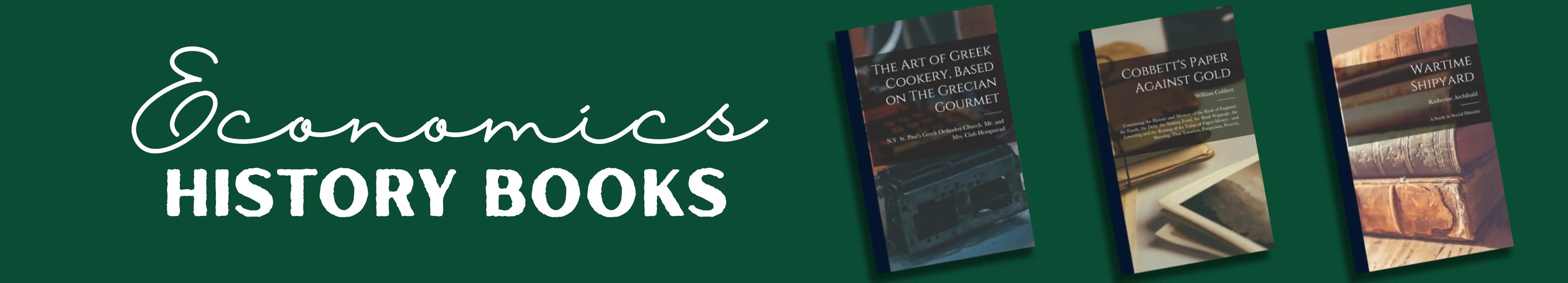 Collection of economic history books