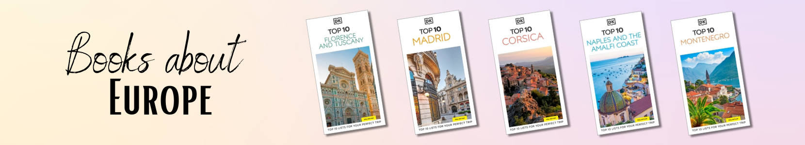 Books exploring European countries and heritage