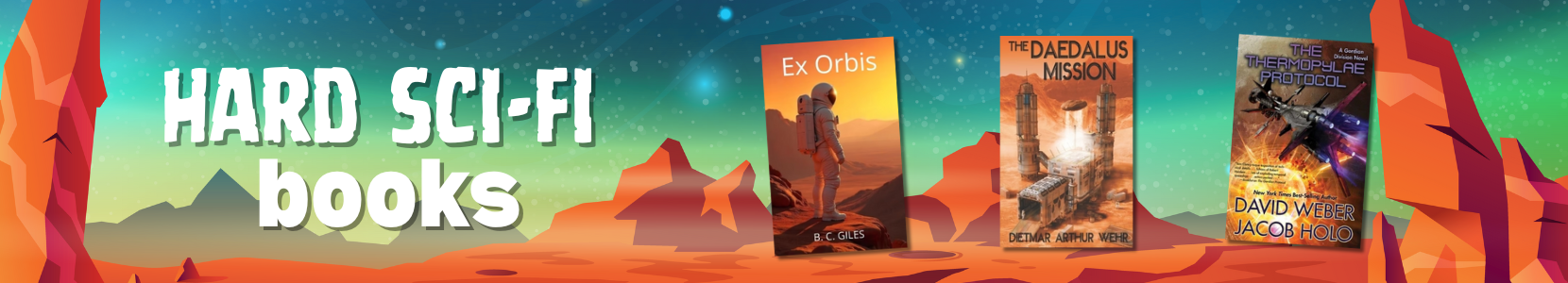 Hard science fiction featuring deep world-building and intellectually complex themes