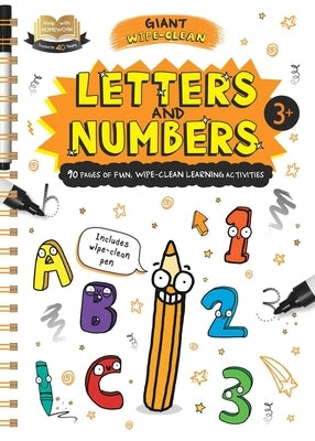 Help with Homework Letters & Numbers-Giant Wipe-Clean Learning Activities Book: Includes Wipe-Clean Pen by Igloobooks