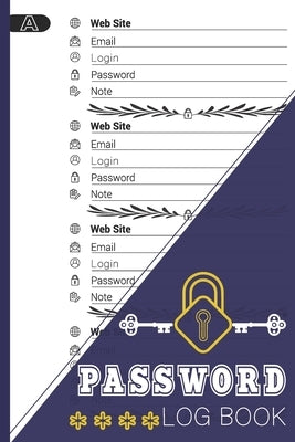 Password Log Book: Password Book with Alphabetical Tabs by Publishing, Candelaria Noa