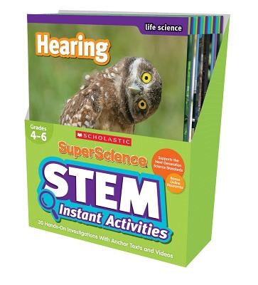 Superscience STEM Instant Activities: Grades 4-6: 30 Hands-On Investigations with Anchor Texts and Videos by Burkett, Katherine