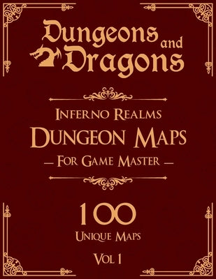 Dungeons and Dragons Inferno Realms Dungeon Maps for Game Masters Vol 1: 100 Unique Underwater Maps and Stories for TTRPGs by Stuff, Dungeons