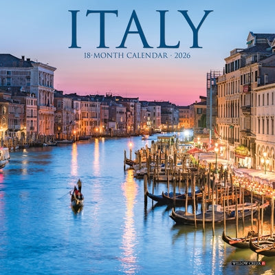 Italy 2026 7 X 7 Mini Wall Calendar by Willow Creek Press