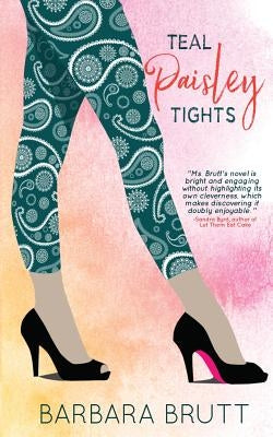 Teal Paisley Tights by Brutt, Barbara