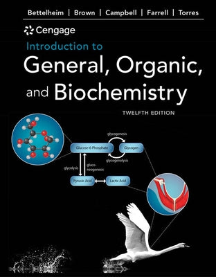 Introduction to General, Organic, and Biochemistry by Bettelheim, Frederick