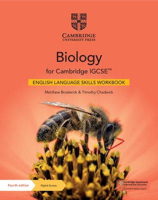 Biology for Cambridge Igcse(tm) English Language Skills Workbook with Digital Access (2 Years) [With Access Code] by Broderick, Matthew
