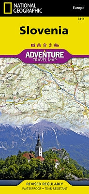 Slovenia Map by National Geographic Maps