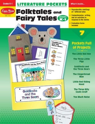 Literature Pockets: Folktales & Fairy Tales, Kindergarten Grade 1 Teacher Resource by Evan-Moor Educational Publishers