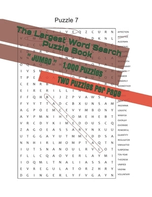 The Largest Word Search Puzzle Book: 1,000 Puzzles - JUMBO size LARGE print by Publishing, S&c