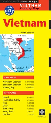 Vietnam Travel Map Ninth Edition by Periplus Editions