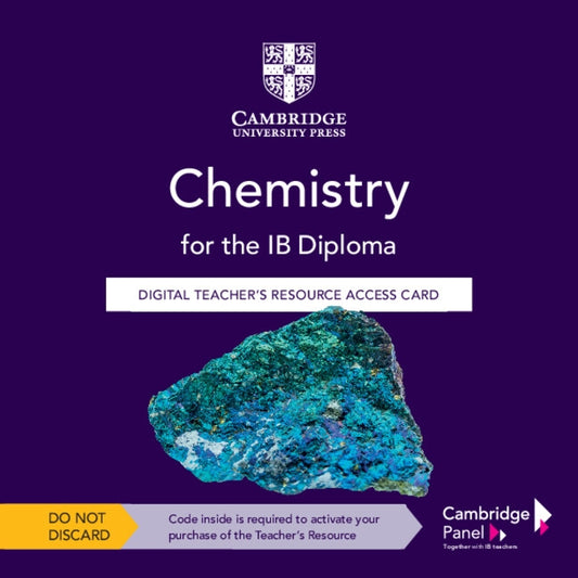 Chemistry for the IB Diploma Digital Teacher's Resource Access Card by Yu, Shuizi Rachel