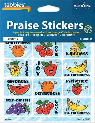 Tabbies Praise Stickers - Sent: Sentiment Children's Praise Stickers by Tabbies