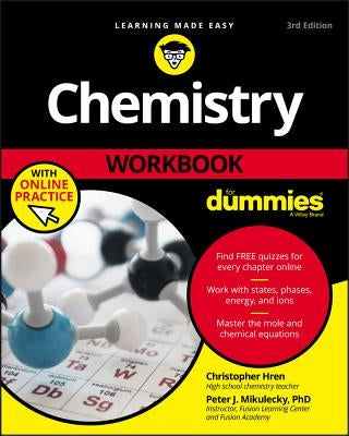 Chemistry Workbook for Dummies with Online Practice by Hren, Chris