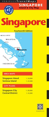 Singapore Travel Map Fourteenth Edition by Periplus Editors