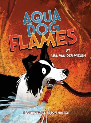 Aqua Dog Flames by Van Der Wielen, Lisa