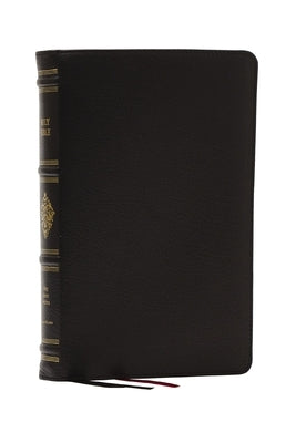 Kjv, Personal Size Reference Bible, Sovereign Collection, Black Premium Goatskin Leather, Premier Collection, Comfort Print by Thomas Nelson