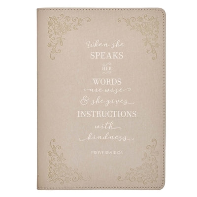 Journal Classic Ivory When She by Christian Art Gifts Inc