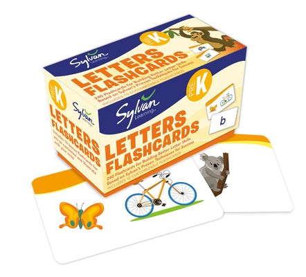 Pre-K Letters Flashcards: 240 Flashcards for Building Better Letter Skills Based on Sylvan's Proven Techniques for Success by Sylvan Learning