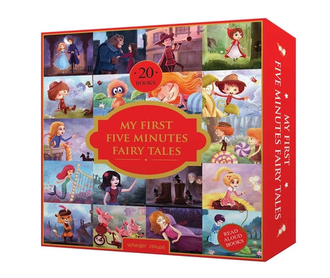 My First Five Minutes Fairy Tales Boxset: Giftset of 20 Books for Kids (Abridged and Retold) by Wonder House Books