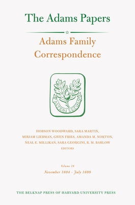 Adams Family Correspondence by Adams Family