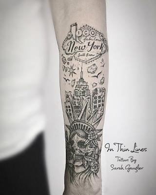 In Thin Lines: Fine Line Tattoo Works of Sarah Gaugler by Gaugler, Michael