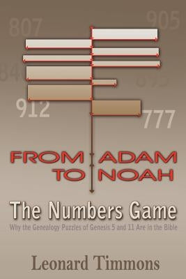 From Adam to Noah-The Numbers Game: Why the Genealogy Puzzles of Genesis 5 and 11 Are in the Bible by Timmons, Leonard