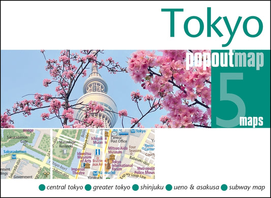 Tokyo Popout Map by Maps, Popout