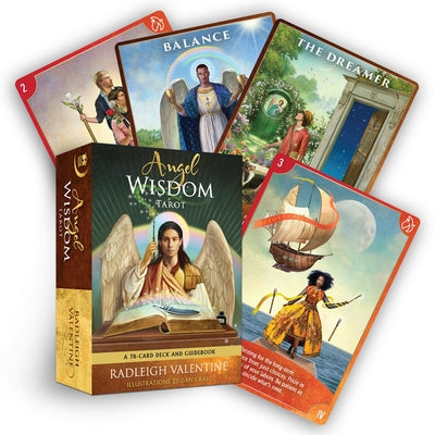 Angel Wisdom Tarot: A 78-Card Deck and Guidebook by Valentine, Radleigh
